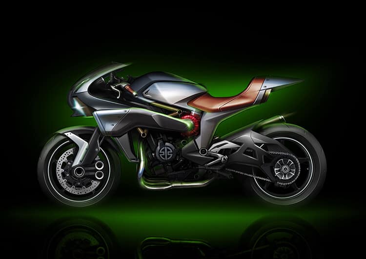 Kawasaki โชว์เครื่องยนต์ซุปเปอร์ชาร์ตรูปแบบใหม่ พร้อมภาพสเก็ตซ์รถคอนเซ็ป S2 | MOTOWISH 62