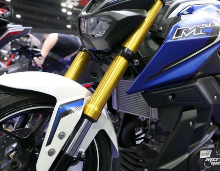 Motiwish-bigbike-yamaha-M-slaz-6 Yamaha M-SLAZ เน็คเก็ตไบค์น้องเล็ก สเป็คจัดเต็ม (Motor Expo 2015) | MOTOWISH 107