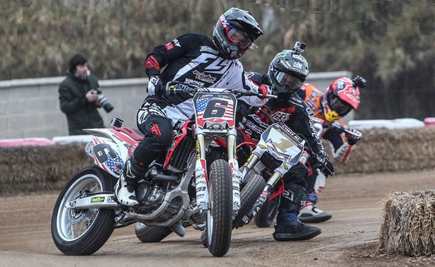 คลิปฝึกซ้อมอันบ้าระห่ำของ 3 เทพ Marquez, Baker และ Mees ก่อนแข่ง Superprestigio Dirt Track 2015 | MOTOWISH 95