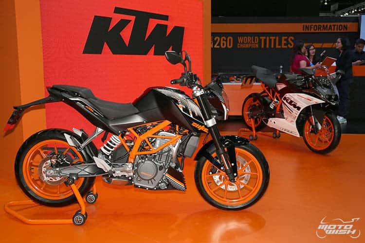 KTM เปิดตัวรถสตรีท 250 Duke และ RC 250 ใหม่ครั้งแรกในประเทศไทย (Motor Expo 2015) | MOTOWISH 93