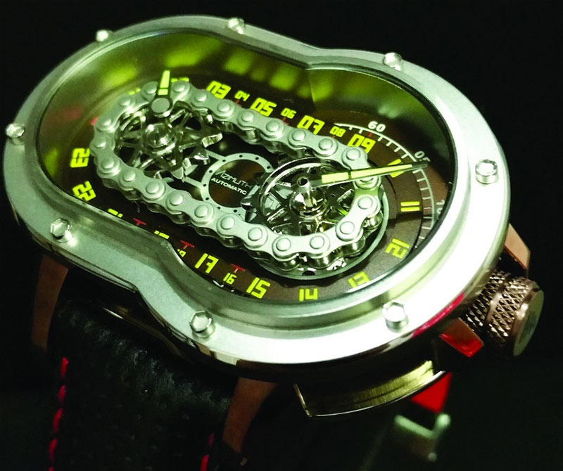 Azimuth SP-1 Crazy Rider นาฬิกาสุดว๊าว ที่ทำมาเอาใจไบค์เกอร์ | MOTOWISH 37