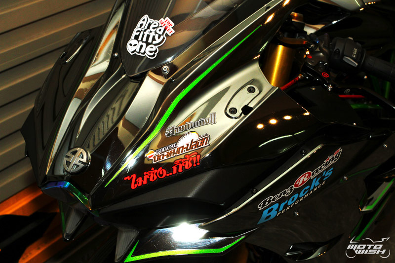 Kawasaki Ninja H2 Benz Racing รถล้านห้า...ของแต่งล้านหก !!! | MOTOWISH 98