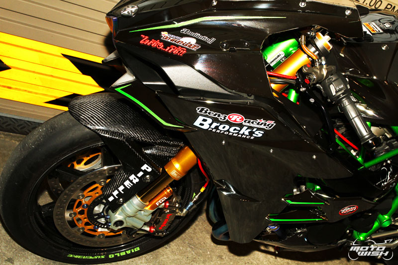 Kawasaki Ninja H2 Benz Racing รถล้านห้า...ของแต่งล้านหก !!! | MOTOWISH 100