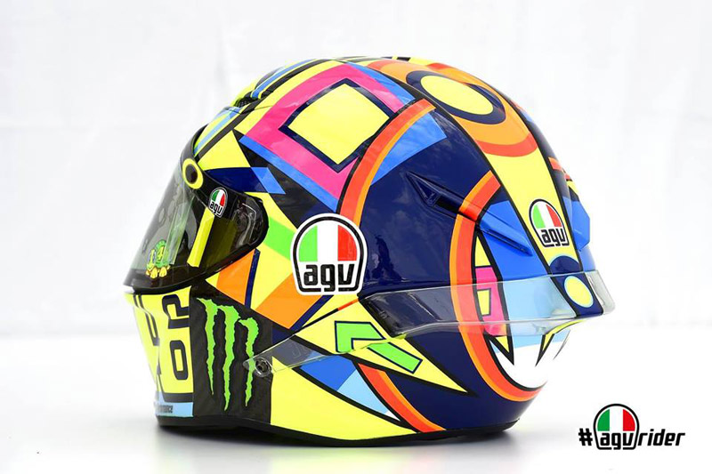 ส่องชัดๆแบบ 360 องศา หมวกใหม่ "รอสซี่" AGV Pista GP Soleluna 2016 | MOTOWISH 148