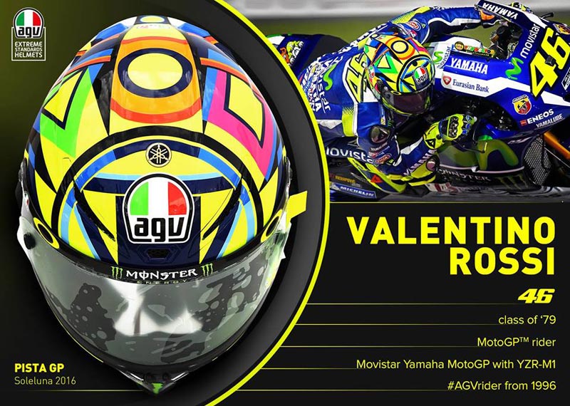 ส่องชัดๆแบบ 360 องศา หมวกใหม่ "รอสซี่" AGV Pista GP Soleluna 2016 | MOTOWISH 141