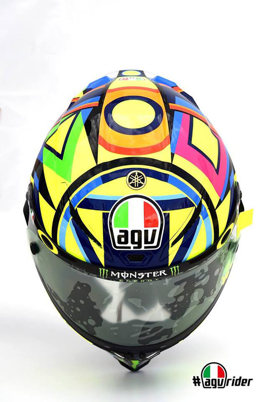 ส่องชัดๆแบบ 360 องศา หมวกใหม่ "รอสซี่" AGV Pista GP Soleluna 2016 | MOTOWISH 142