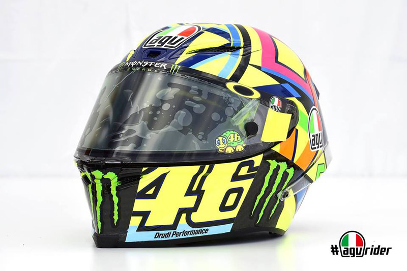 ส่องชัดๆแบบ 360 องศา หมวกใหม่ "รอสซี่" AGV Pista GP Soleluna 2016 | MOTOWISH 143