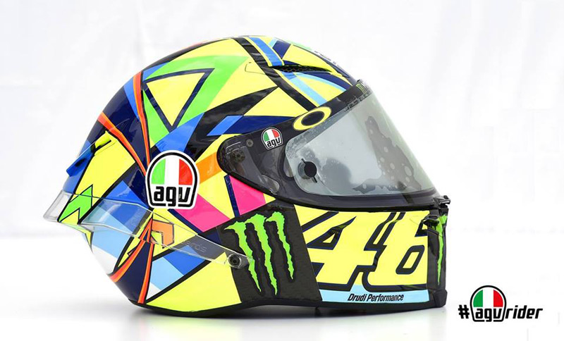 ส่องชัดๆแบบ 360 องศา หมวกใหม่ "รอสซี่" AGV Pista GP Soleluna 2016 | MOTOWISH 146