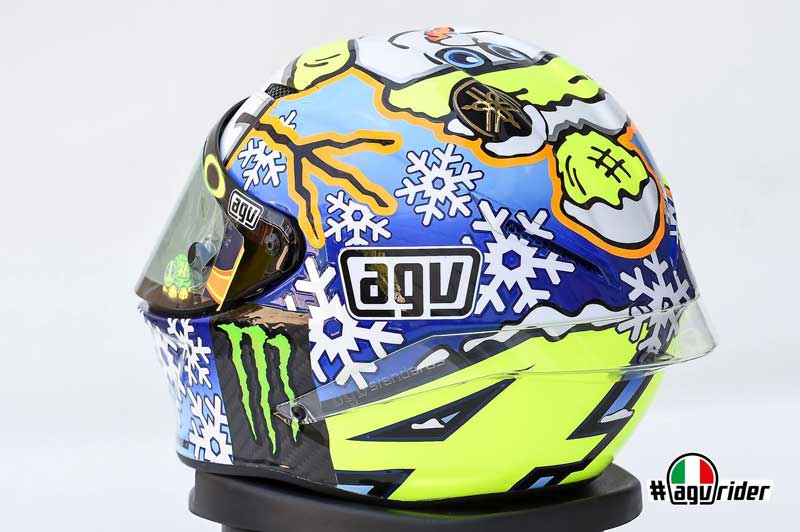 AGV ประกาศวางขาย หมวกลาย Winter Test ของ รอสซี่ และ เอียนโนเน่ | MOTOWISH 152