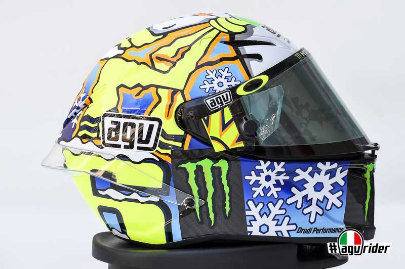 AGV ประกาศวางขาย หมวกลาย Winter Test ของ รอสซี่ และ เอียนโนเน่ | MOTOWISH 156