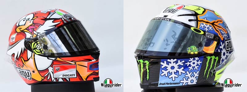 AGV ประกาศวางขาย หมวกลาย Winter Test ของ รอสซี่ และ เอียนโนเน่ | MOTOWISH 158