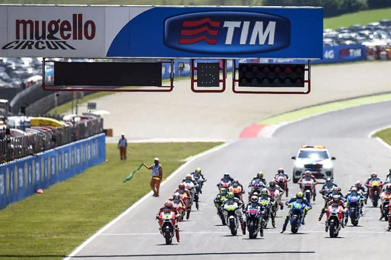 เวลาถ่ายทอดสดและอันดับสตาร์ท MotoGP สนาม Mugello ประเทศอิตาลี | MOTOWISH 88