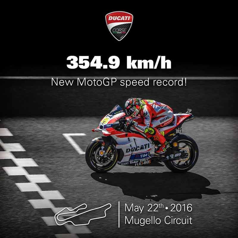 Andrea Iannone กดท็อปสปีด 354.9 km/h ด้วย Desmosedici GP16 ตัวแร๊งสส์ | MOTOWISH 79