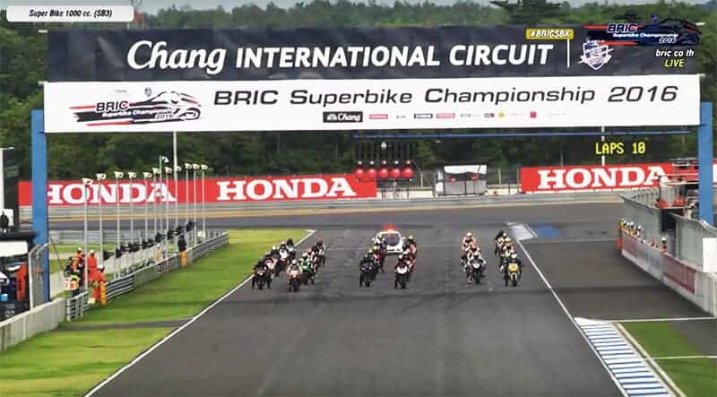 ชมการแข่งขันย้อนหลังรายการ BRIC Superbike Championship Round 1 Race ในรุ่น 1000 cc. SB3 | MOTOWISH 142