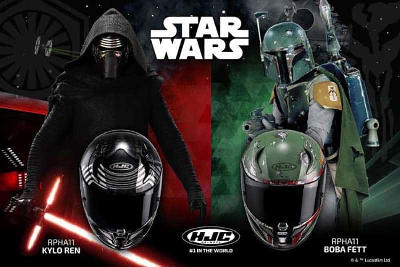 สาวก Star Wars รอเลย!! HJC ฉลอง 45 ปี คว้า Kylo Ren & Boba Fett มาเป็นลายหมวกกันน็อค | MOTOWISH 155