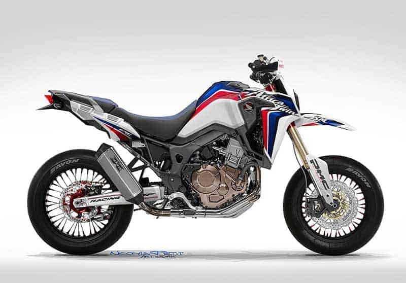 เรนเดอร์งามๆ ลืม Honda Africa Twin แบบเดิมๆ แล้วมาเชยชมแบบซุปเปอร์โมโตกันดีกว่า | MOTOWISH 145