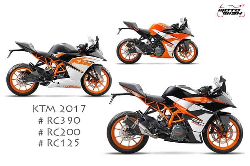 เผยภาพ และสเป็ค สปอร์ตไบค์ตระกูล RC ปี 2017 ของค่าย KTM (RC390, RC200, RC125) | MOTOWISH 144