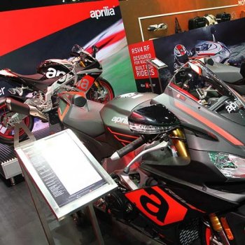 เปิดตัวแล้วในไทย!! Aprilia RSV4RF สุดยอดซุปเปอร์ไบค์สายสนาม (Motor Expo 2016) | MOTOWISH 80