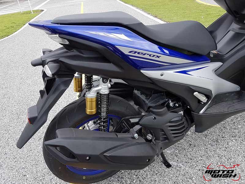 Yamaha Aerox 155 cc. สปอร์ตออโตเมติกเต็มพิกัดล้ำเทคโนโลยี | MOTOWISH 78