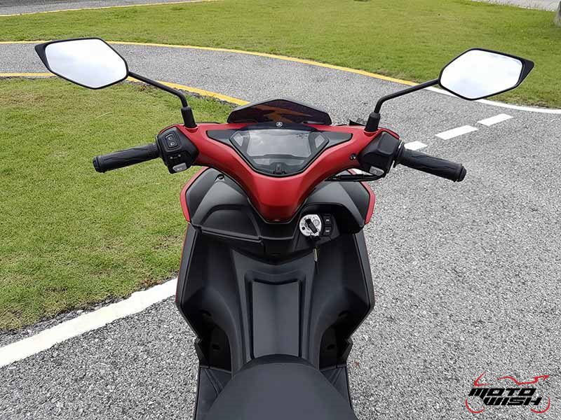 Yamaha Aerox 155 cc. สปอร์ตออโตเมติกเต็มพิกัดล้ำเทคโนโลยี | MOTOWISH 73