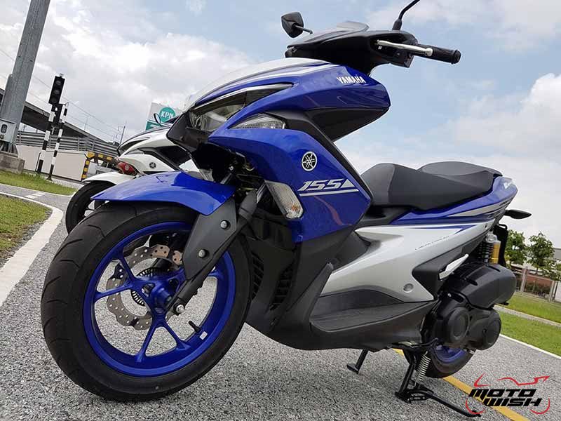 Yamaha Aerox 155 cc. สปอร์ตออโตเมติกเต็มพิกัดล้ำเทคโนโลยี | MOTOWISH 74