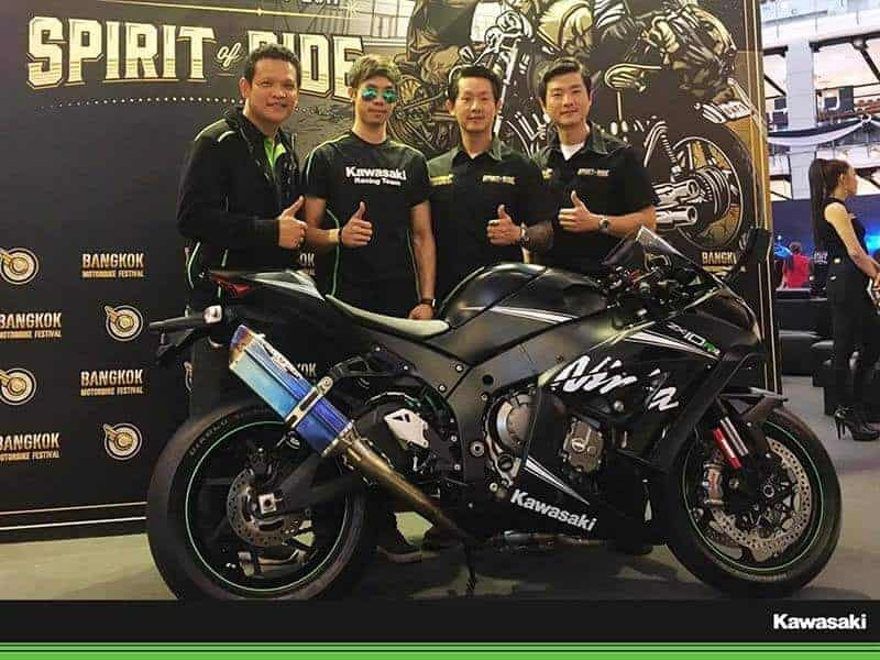 Kawasaki Motors โชว์โหด Ninja ZX-10RR พร้อมยกทัพครบทุกรุ่นในงาน BMF 2017 | MOTOWISH 56