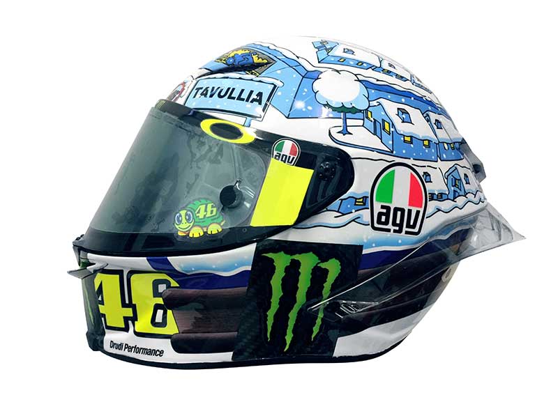 ชมกันเต็มๆ หมวก AGV Pista GP R ลายใหม่ของ Rossi ที่ใช้ทดสอบ Winter Test ที่เซปัง | MOTOWISH 147