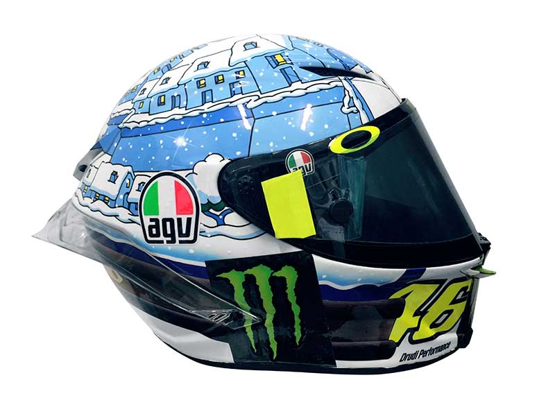 ชมกันเต็มๆ หมวก AGV Pista GP R ลายใหม่ของ Rossi ที่ใช้ทดสอบ Winter Test ที่เซปัง | MOTOWISH 148