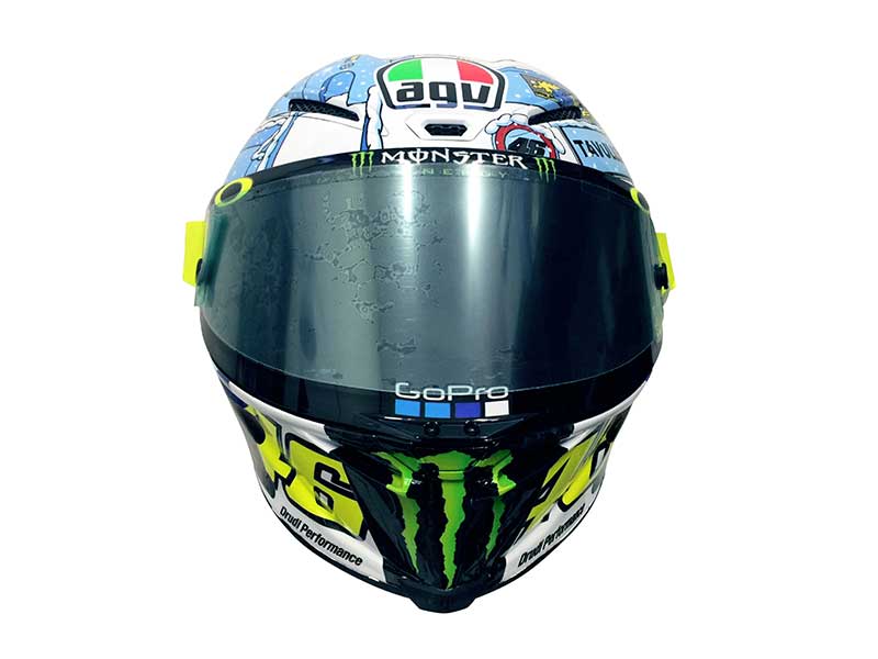 ชมกันเต็มๆ หมวก AGV Pista GP R ลายใหม่ของ Rossi ที่ใช้ทดสอบ Winter Test ที่เซปัง | MOTOWISH 149