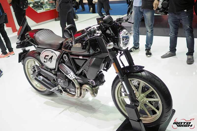Ducati เปิดตัว Scrambler ใหม่ 2 รุ่น Cafe Racer ได้ใจสายหล่อ & Desert Sled เอาใจสายลุย (Motor Show 2017) | MOTOWISH 107