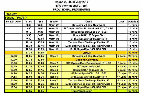 ลิงค์ถ่ายทอดสดการแข่งขัน IRC ELF MotoRace 2017 สนามที่ 2 มันส์ครบทั้งรุ่นเล็กยันรุ่นใหญ่ | MOTOWISH 54