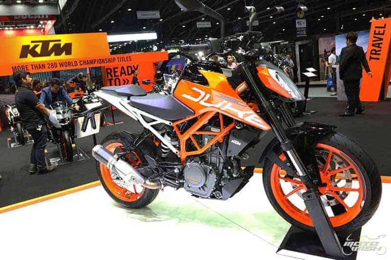 เปิดตัวบิ๊กไบค์สายแข่ง KTM RC 390 พร้อม KTM 390 DUKE อย่างเป็นทางการ (Motor Expo 2017) | MOTOWISH 45