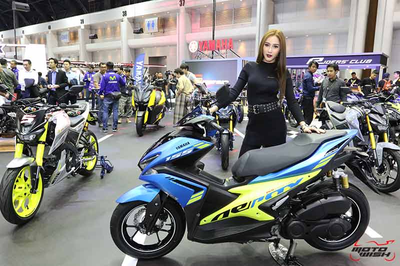 Yamaha เปิดตัวบิ๊กไบค์ใหม่ 2 รุ่น SCR950, XSR700 พร้อม M-SLAZ Limited Edition และ AEROX 155 สีใหม่ (Motor  Expo 2017) | MOTOWISH 38