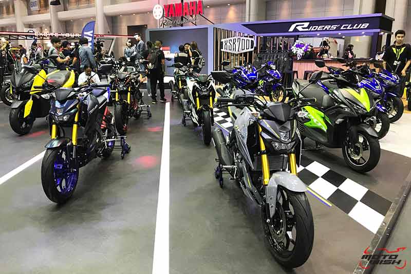 Yamaha เปิดตัวบิ๊กไบค์ใหม่ 2 รุ่น SCR950, XSR700 พร้อม M-SLAZ Limited Edition และ AEROX 155 สีใหม่ (Motor Expo 2017) - ยามาฮ่าปลุกกระแสแห่งความเร้าใจครั้งใหม่ด้วยบูธแสดงภายใต้แนวคิด “Yamaha Riders’ Community” ยกทัพรถจักรยานยนต์หลากหลายรุ่นครบซีรีย์ให้สาวกยามาฮ่าได้สัมผัสกันอย่างเต็มพิกัด พร้อมดึง Johann Zarco MotoWish Motor Expo 2017 Yamaha M Slaz Color - Yamaha เปิดตัวบิ๊กไบค์ใหม่ 2 รุ่น SCR950, XSR700 พร้อม M-SLAZ Limited Edition และ AEROX 155 สีใหม่ (Motor Expo 2017) - ยามาฮ่าปลุกกระแสแห่งความเร้าใจครั้งใหม่ด้วยบูธแสดงภายใต้แนวคิด “Yamaha Riders’ Community” ยกทัพรถจักรยานยนต์หลากหลายรุ่นครบซีรีย์ให้สาวกยามาฮ่าได้สัมผัสกันอย่างเต็มพิกัด พร้อมดึง Johann Zarco