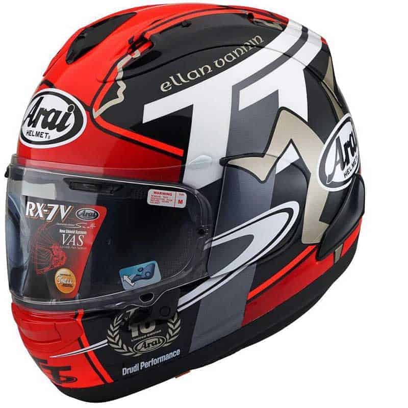 กระเป๋าตังค์สะเทือน!! Arai เผยโฉมหมวกกันน็อคสุดลิมิเต็ด RX-7X Isle of Man TT 2018 ฉลอง 10 ปี | MOTOWISH 28