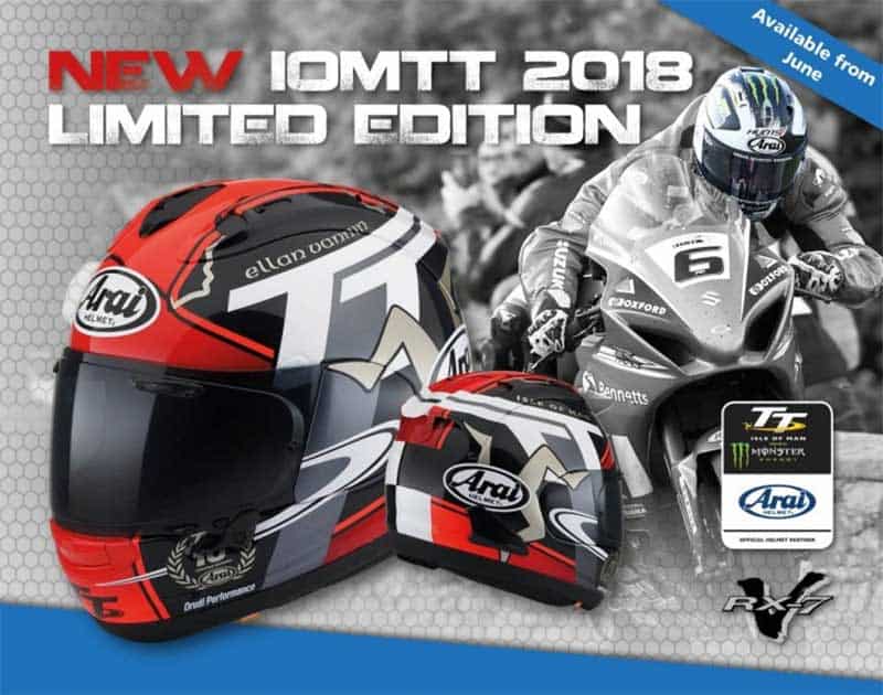 กระเป๋าตังค์สะเทือน!! Arai เผยโฉมหมวกกันน็อคสุดลิมิเต็ด RX-7X Isle of Man TT 2018 ฉลอง 10 ปี | MOTOWISH 26