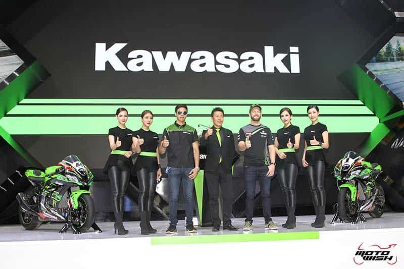 “คาวาซากิ” ชวน “ทอม ไซค์ นักแข่งจาก “Kawasaki Racing Team” เข้าร่วมเปิดบูธ Motor Show 2018 | MOTOWISH 3