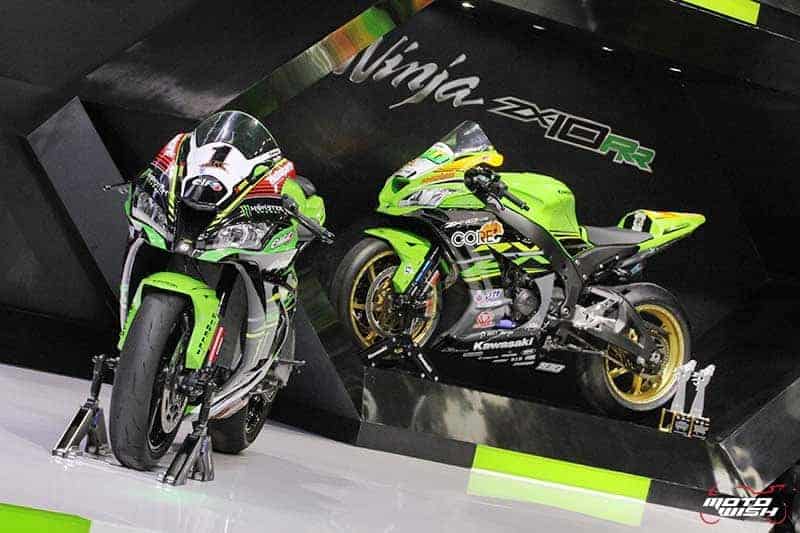 “คาวาซากิ” ชวน “ทอม ไซค์ นักแข่งจาก “Kawasaki Racing Team” เข้าร่วมเปิดบูธ Motor Show 2018 | MOTOWISH 4