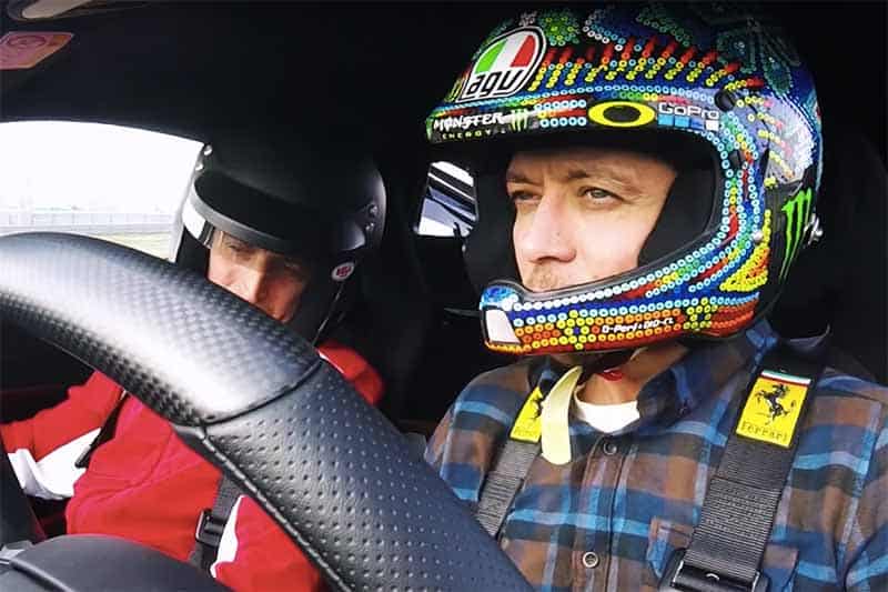 Valentino Rossi โชว์สกิลดริฟท์รถ Ferrari 488 Pista ความแรงระดับ 720 แรงม้า ถึงกับอุทานลั่น !!! | MOTOWISH 49