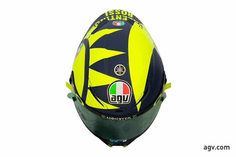สวย เรียบง่าย แต่ทรงพลัง หมวกกันน็อคลายใหม่ของ “วาเลนติโน่ รอสซี่” ที่จะใช้ใน MotoGP 2018 | MOTOWISH 50