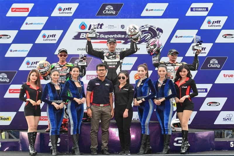 "บอล จักรกฤษณ์" โชว์ฟอร์มคว้าโพเดี้ยมรุ่นใหญ่ PTT BRIC SUPERBIKE 2018 สนามที่ 2 สุดดราม่า | MOTOWISH 1