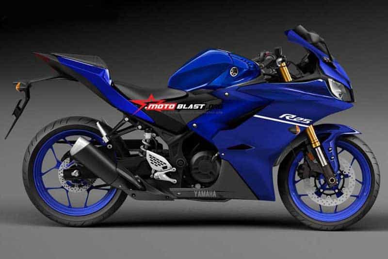 อัพเดทภาพเรนเดอร์ของ Yamaha YZF-R25 ปี 2019 เปรียบเทียบจากภาพ Spyshot | MOTOWISH 4