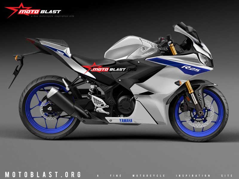 อัพเดทภาพเรนเดอร์ของ Yamaha YZF-R25 ปี 2019 เปรียบเทียบจากภาพ Spyshot | MOTOWISH 3