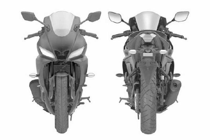 ชมภาพสิทธิบัตรการออกแบบ Yamaha YZF-R3 (R25) 2019 | MOTOWISH 1