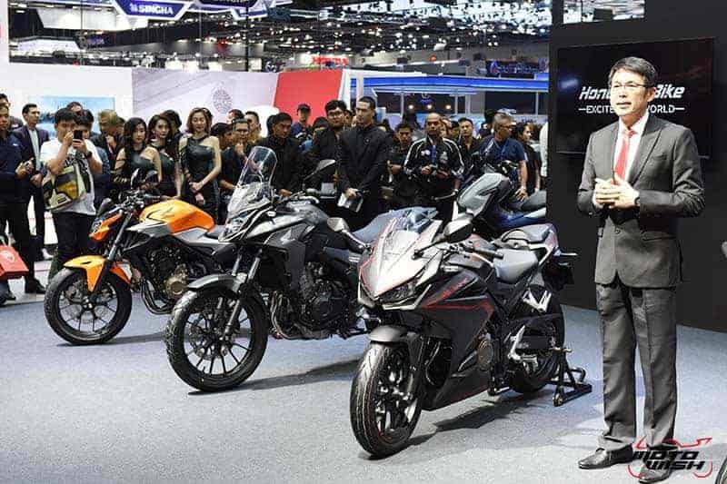 เปิดตัว All New Honda CBR500R, CB500F, CB500X พร้อมราคาโปรโมชั่น Motor Expo 2018 | MOTOWISH 8