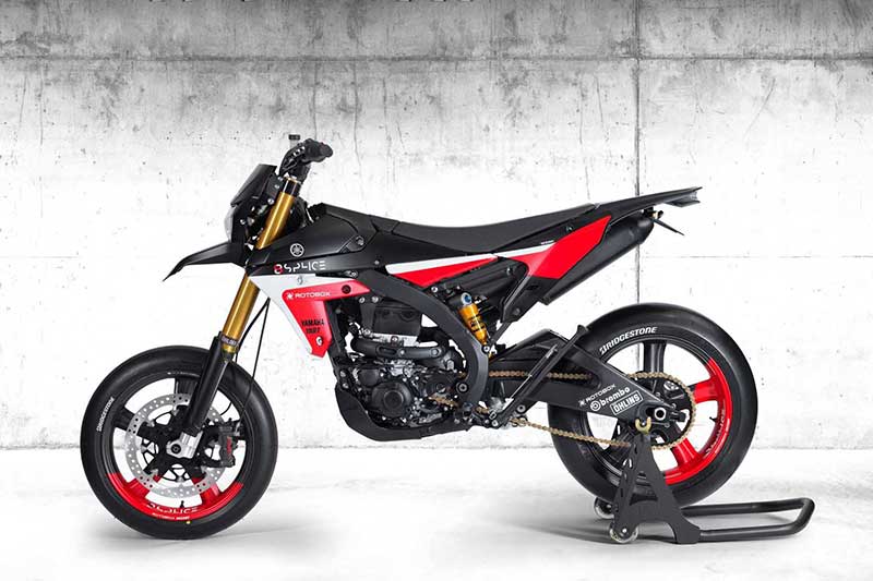 บริษัทล้อคาร์บอนชื่อดัง “Rotobox” ผลิตรถแนว Supermoto ของตัวเอง ในนาม “Splice” | MOTOWISH 1