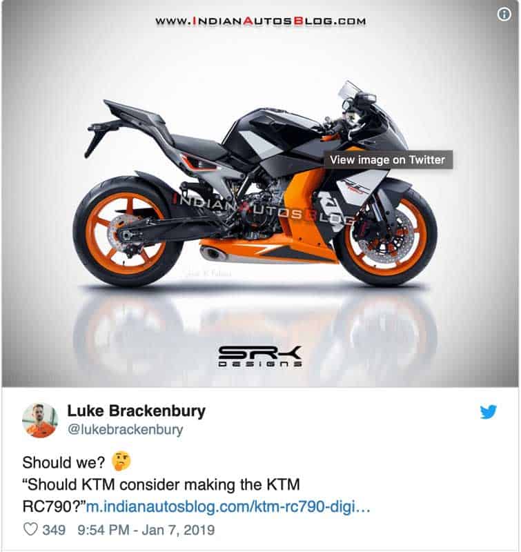 ตั้งใจสร้างรึแค่ภาพหลุดโมเดล KTM RC790 โปรเจ็ควาดฝันสู่ความจริง | MOTOWISH 2