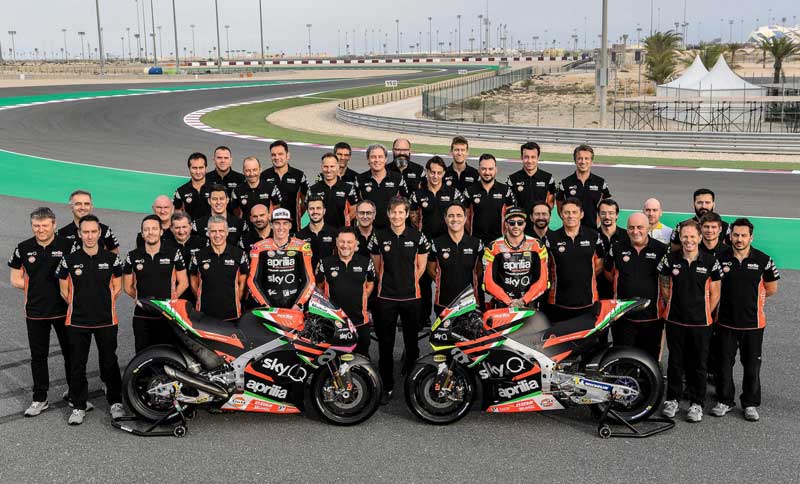 เปิดตัวทีมแข่ง Aprilia พร้อมเผยโฉม RS-GP ลุยศึกจักรยานยนต์ชิงแชมป์โลก ฤดูกาล 2019 | MOTOWISH 4