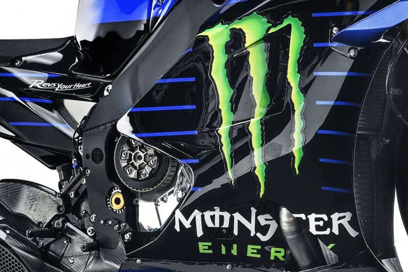 โหดสุดติ่ง Yamaha YZR-M1 2019 สีใหม่ ลายใหม่ เสริมรอยกรงเล็บพิฆาตจาก Monster Energy | MOTOWISH 4