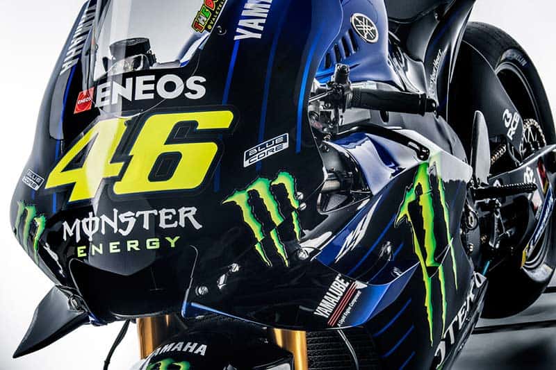 โหดสุดติ่ง Yamaha YZR-M1 2019 สีใหม่ ลายใหม่ เสริมรอยกรงเล็บพิฆาตจาก Monster Energy | MOTOWISH 6